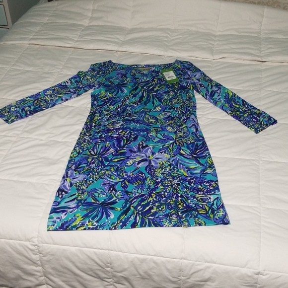 🌴 Lilly Pulitzer XS Hollee Dress in Sneak a Beak - Picture 3 of 6